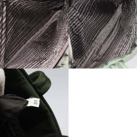PRADA Hand Bag Nylon Green - Picture 13 of 13